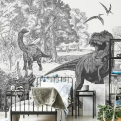 Art For The Home Black & White Sketched Dinosaur Matt Mural 7 Art For The Home Black & White Sketched Dinosaur Matt Mural -Prime Paint Shop art for the home black white sketched dinosaur matt mural5011583446029 01i BQ