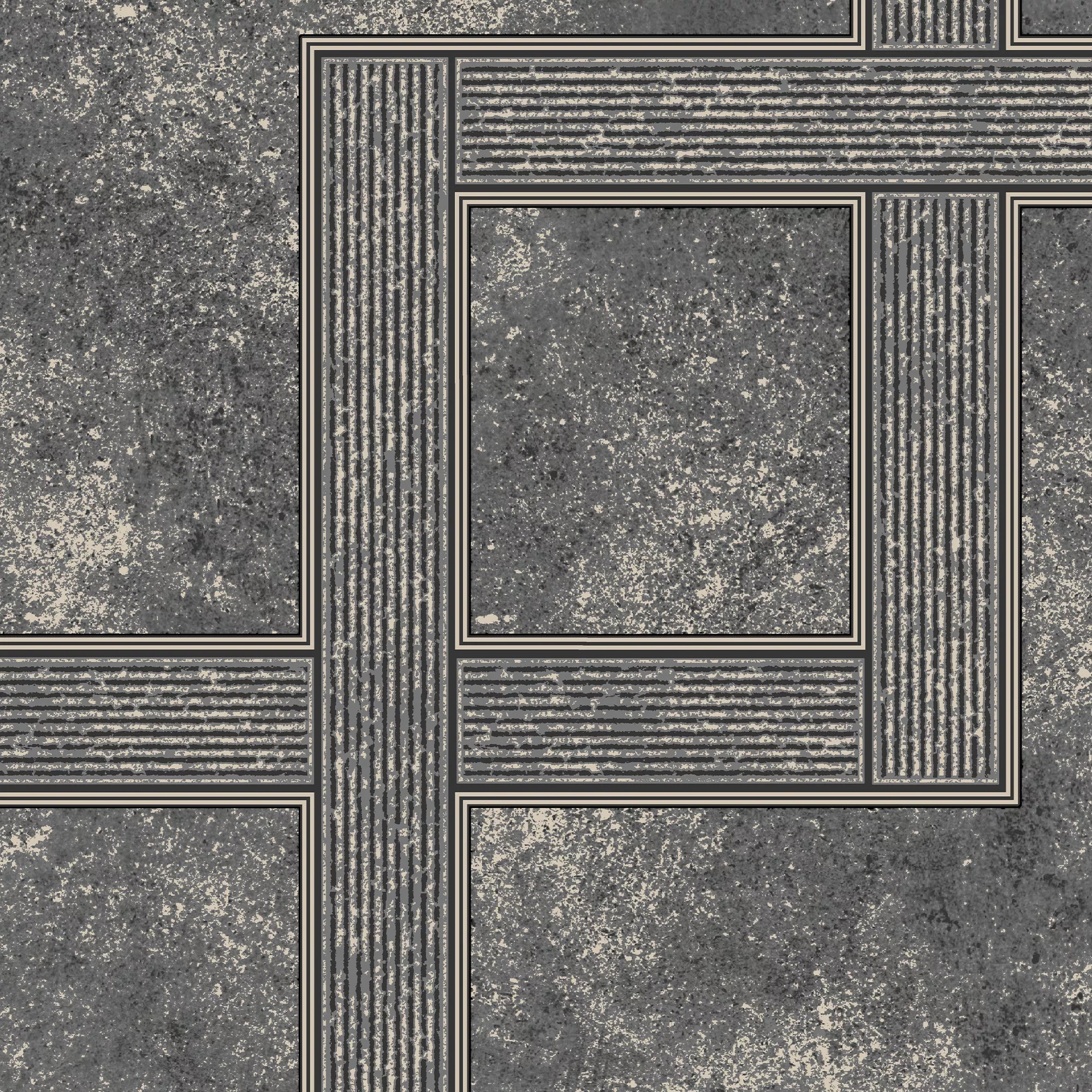 Boutique Black Geometric Metallic Effect Textured Wallpaper 5 Boutique Black Geometric Metallic Effect Textured Wallpaper - Image 3