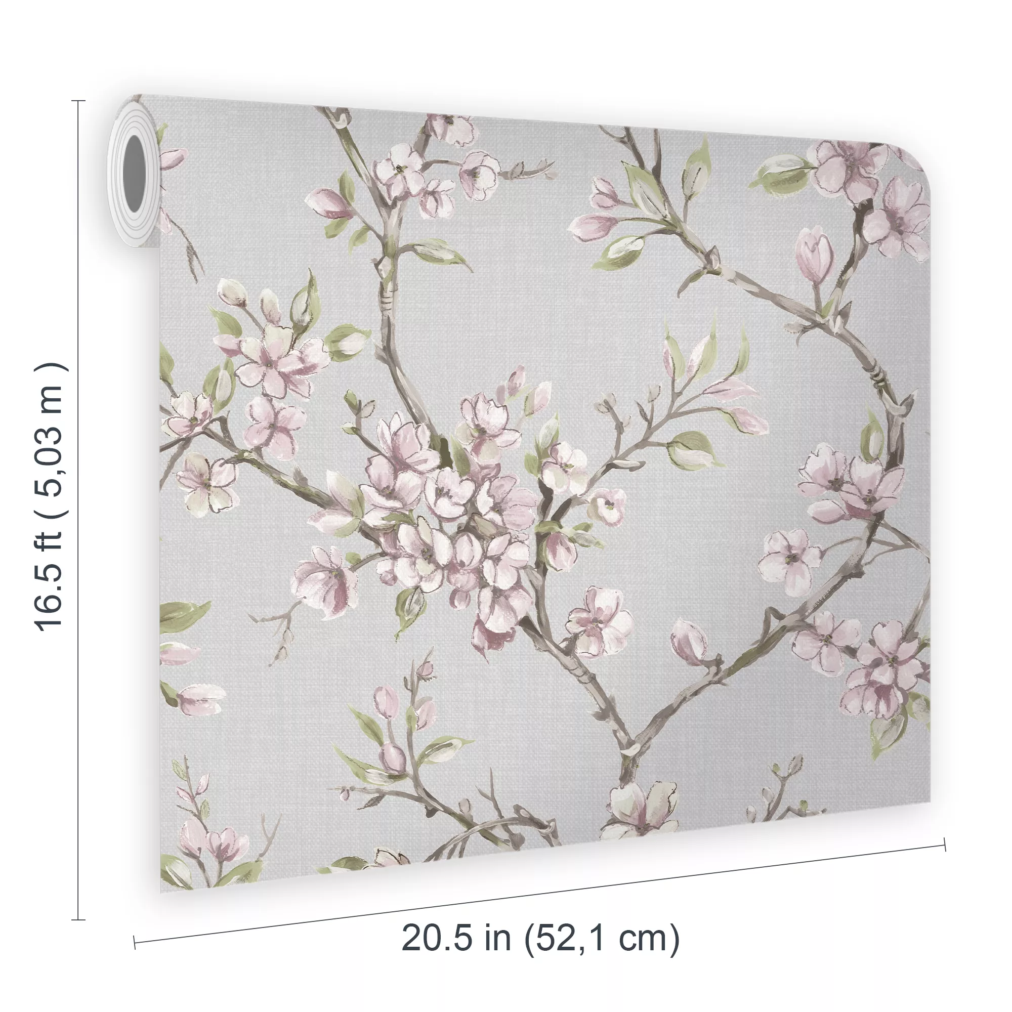 Boutique Eliza Blush Floral Smooth Wallpaper 7 Boutique Eliza Blush Floral Smooth Wallpaper - Image 5