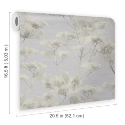 Boutique Grey Leaves Metallic Effect Textured Wallpaper -Prime Paint Shop boutique grey leaves metallic effect textured wallpaper5011583514919 01t bq