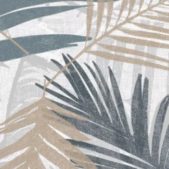 Boutique Jungle Glam Blue & Green Leaves Metallic Effect Smooth Wallpaper -Prime Paint Shop boutique jungle glam blue green leaves metallic effect smooth wallpaper5011583448405 37c BQ