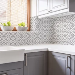 Contour Grecian Grey Tile Effect Textured Wallpaper -Prime Paint Shop contour grecian grey tile effect textured wallpaper5011583458169 02i bq