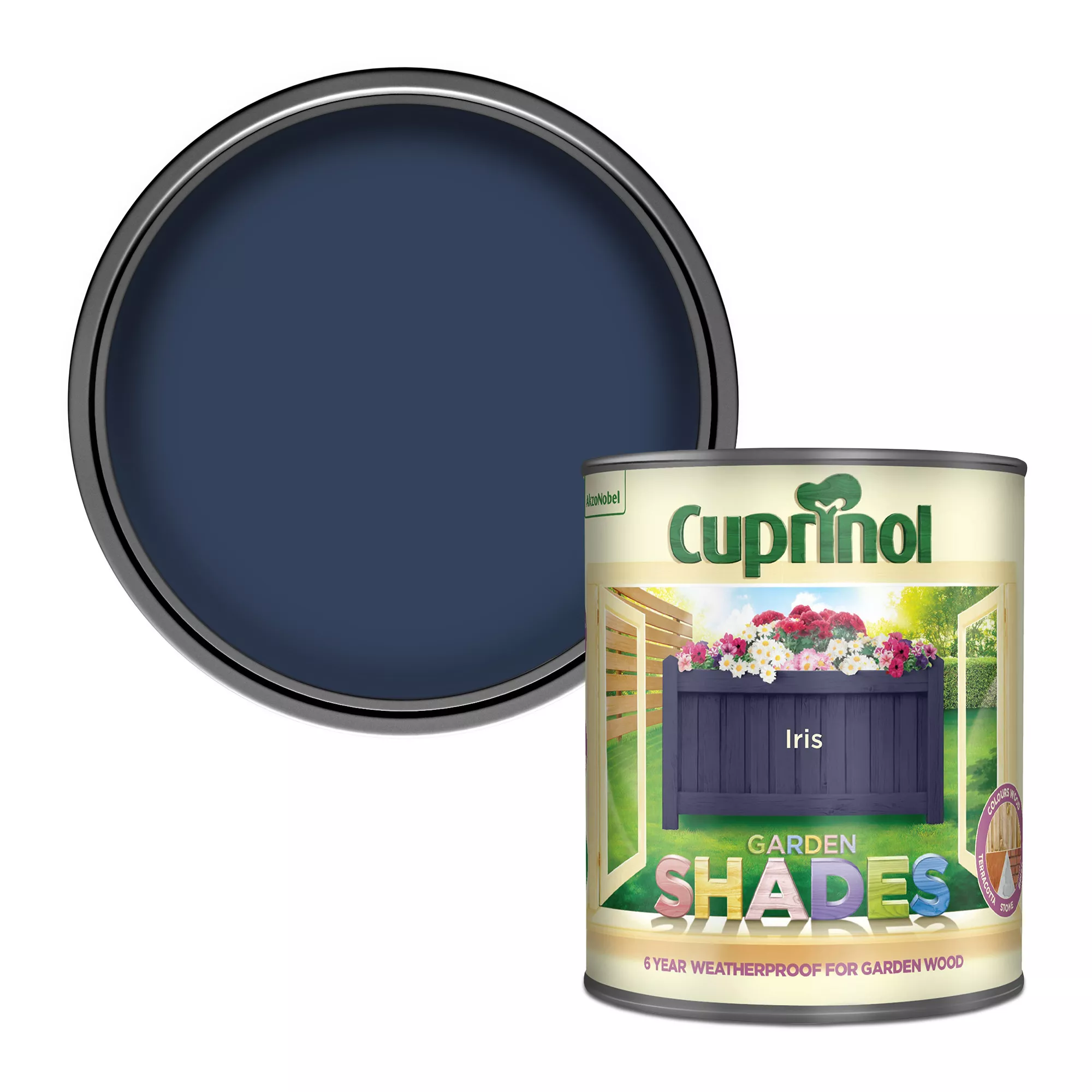 Cuprinol Garden Shades Iris Matt Multi-surface Exterior Wood Paint, 1L 3 Cuprinol Garden Shades Iris Matt Multi-surface Exterior Wood Paint, 1L