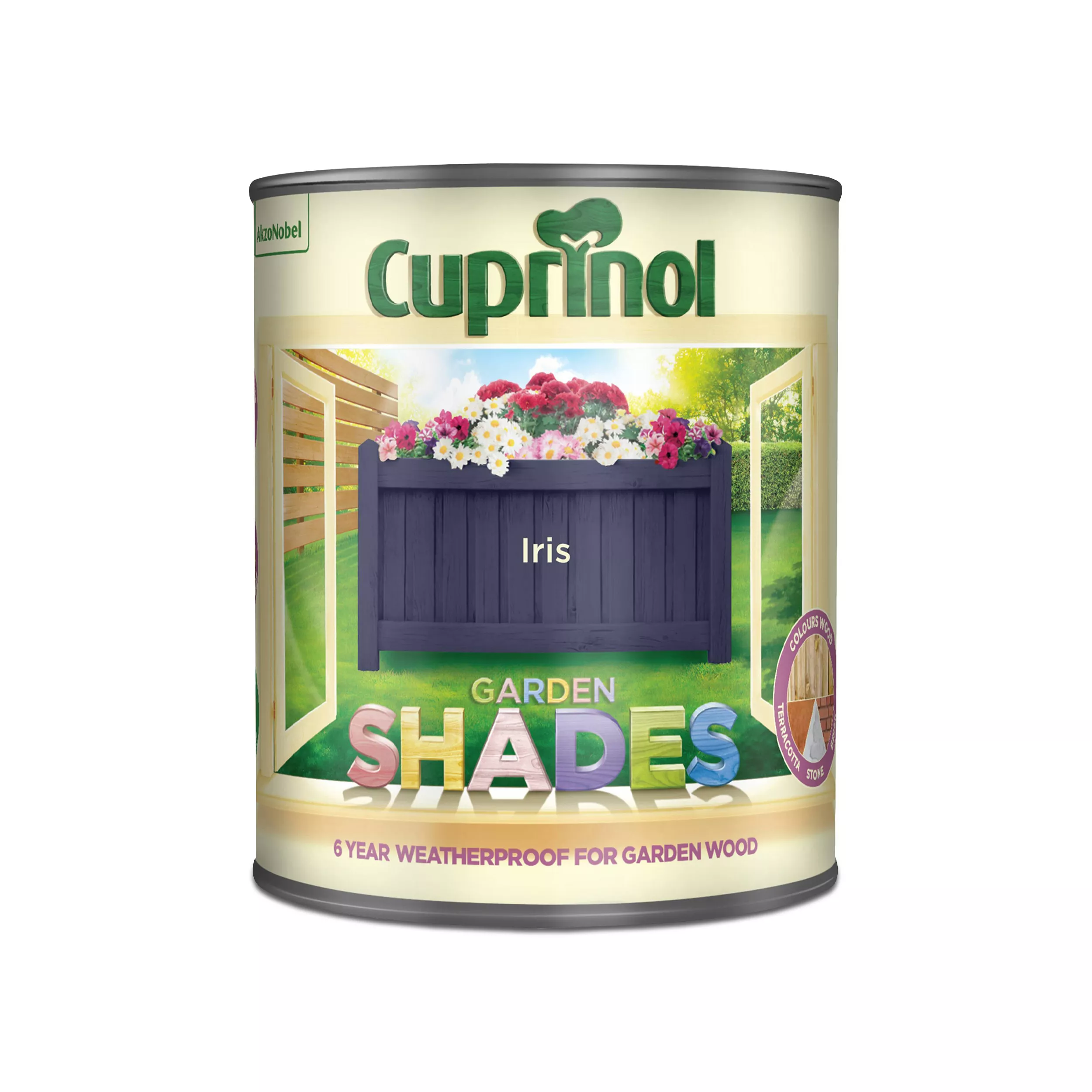 Cuprinol Garden Shades Iris Matt Multi-surface Exterior Wood Paint, 1L 4 Cuprinol Garden Shades Iris Matt Multi-surface Exterior Wood Paint, 1L - Image 2