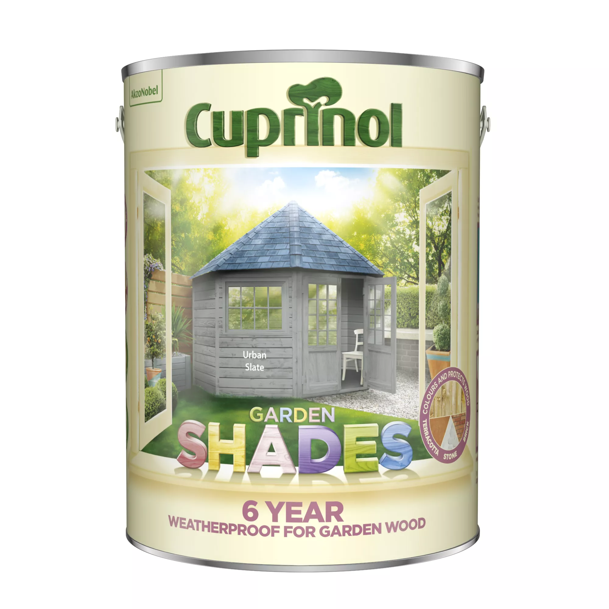 Cuprinol Garden Shades Urban Slate Matt Exterior Wood Paint, 5L 4 Cuprinol Garden Shades Urban Slate Matt Exterior Wood Paint, 5L - Image 2