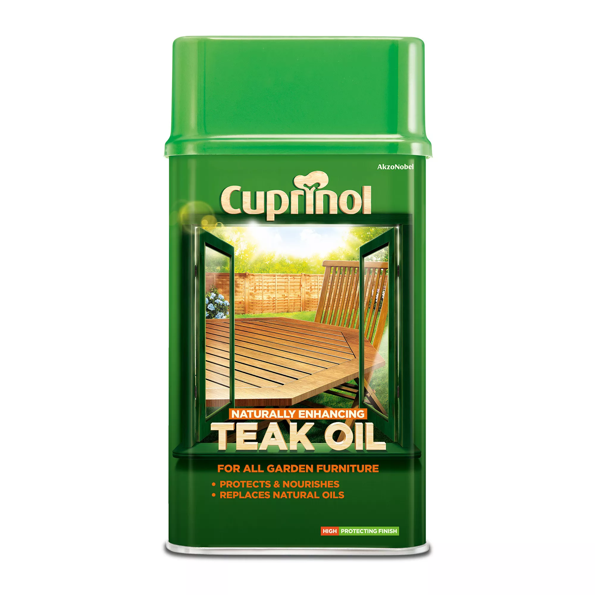 Cuprinol Naturally Enhancing Clear Teak Wood Oil, 1L 4 Cuprinol Naturally Enhancing Clear Teak Wood Oil, 1L - Image 2