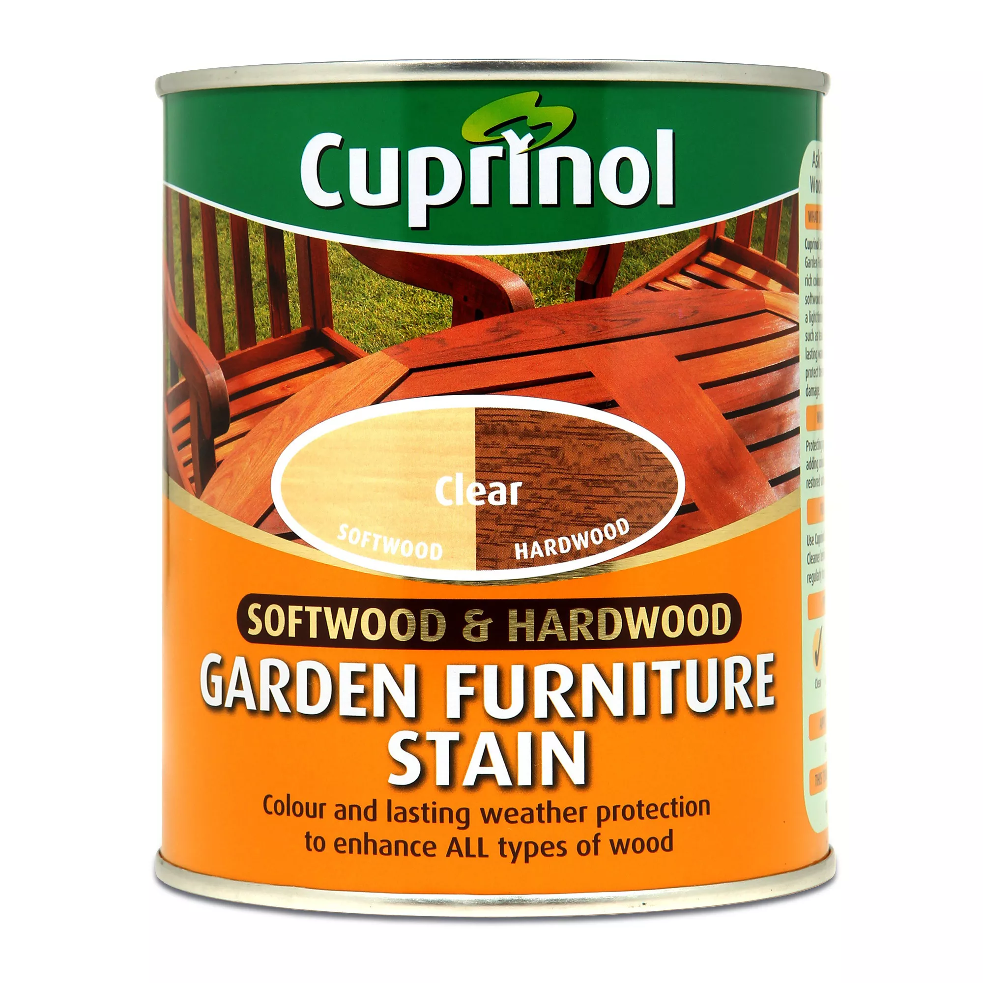 Cuprinol Softwood & Hardwood Clear Furniture Wood Stain, 750ml 4 Cuprinol Softwood & Hardwood Clear Furniture Wood Stain, 750ml - Image 2