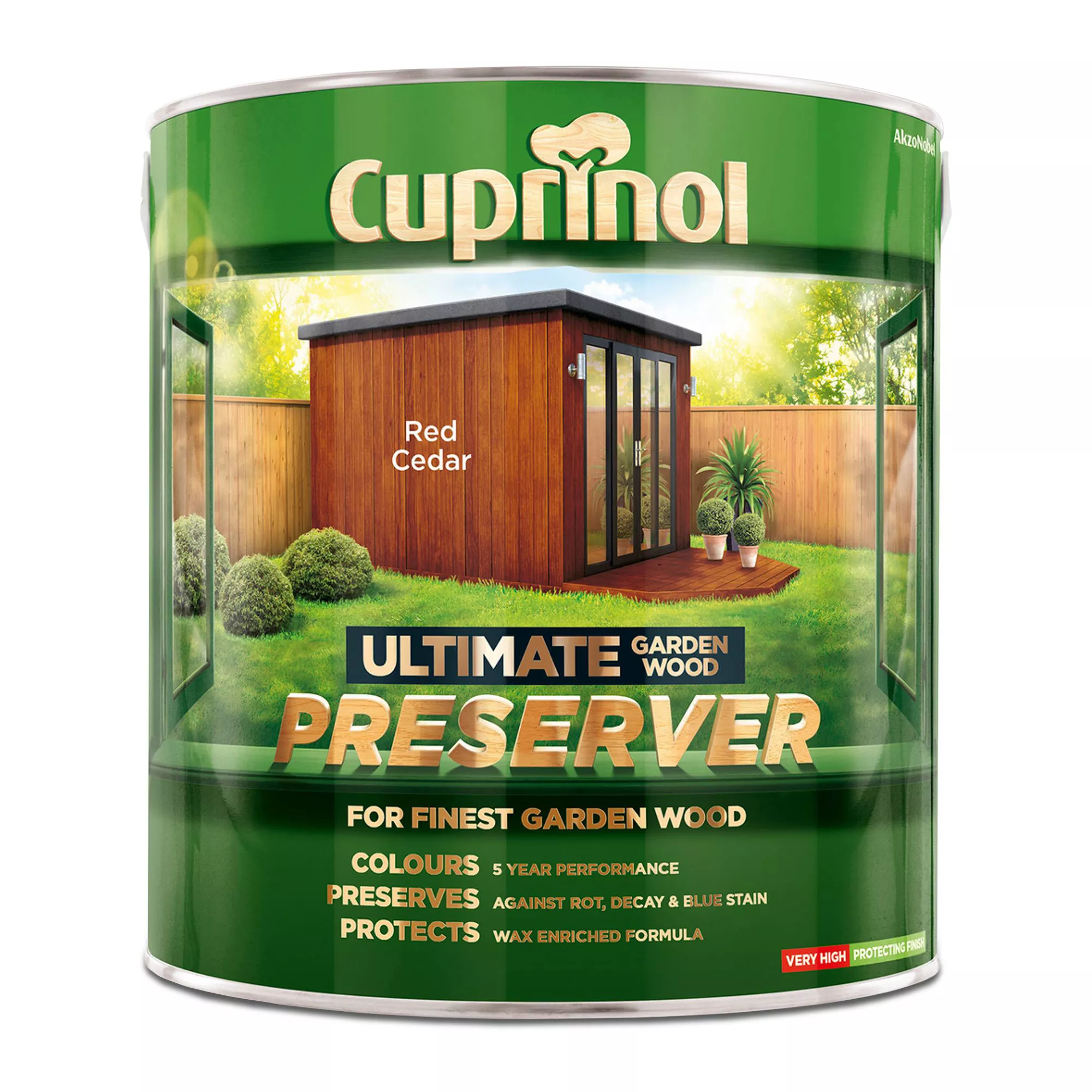 Cuprinol Ultimate Red Cedar Matt Arbours, Fencing, Gates, Sheds & Summerhouses Preserver, 4L 4 Cuprinol Ultimate Red Cedar Matt Arbours, Fencing, Gates, Sheds & Summerhouses Preserver, 4L - Image 2