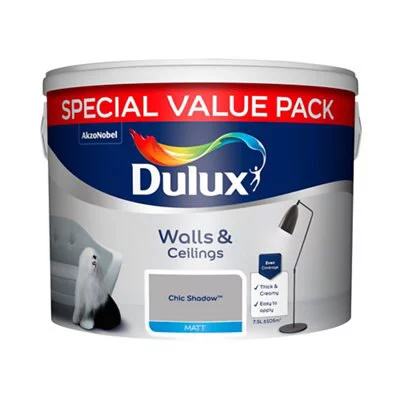 Dulux Chic Shadow Matt Emulsion Paint, 7.5L 4 Dulux Chic Shadow Matt Emulsion Paint, 7.5L - Image 2