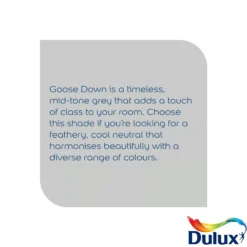 Dulux Easycare Bathroom Goose Down Soft Sheen Wall Paint, 2.5L -Prime Paint Shop dulux easycare bathroom goose down soft sheen wall paint 2 5l5010212668559 36c bq