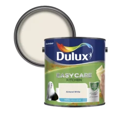 Dulux Easycare Kitchen Almond White Matt Emulsion Paint, 2.5L -Prime Paint Shop dulux easycare kitchen almond white matt emulsion paint 2 5l5010212633458 07c BQ