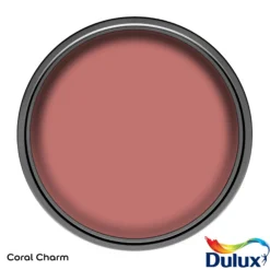 Dulux Easycare Kitchen Coral Charm Matt Wall Paint, 2.5L -Prime Paint Shop dulux easycare kitchen coral charm matt wall paint 2 5l5010212668405 12c bq