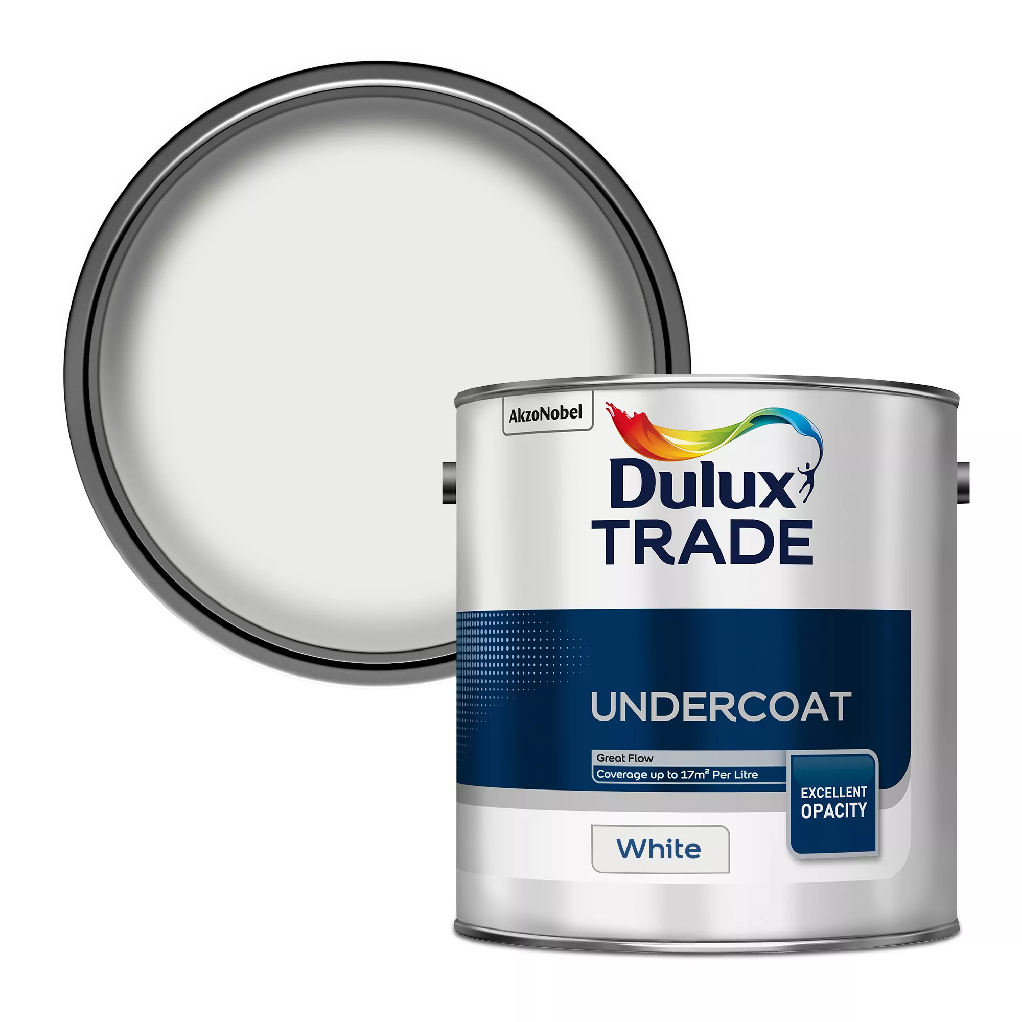 Dulux Trade White Undercoat, 2.5L 3 Dulux Trade White Undercoat, 2.5L