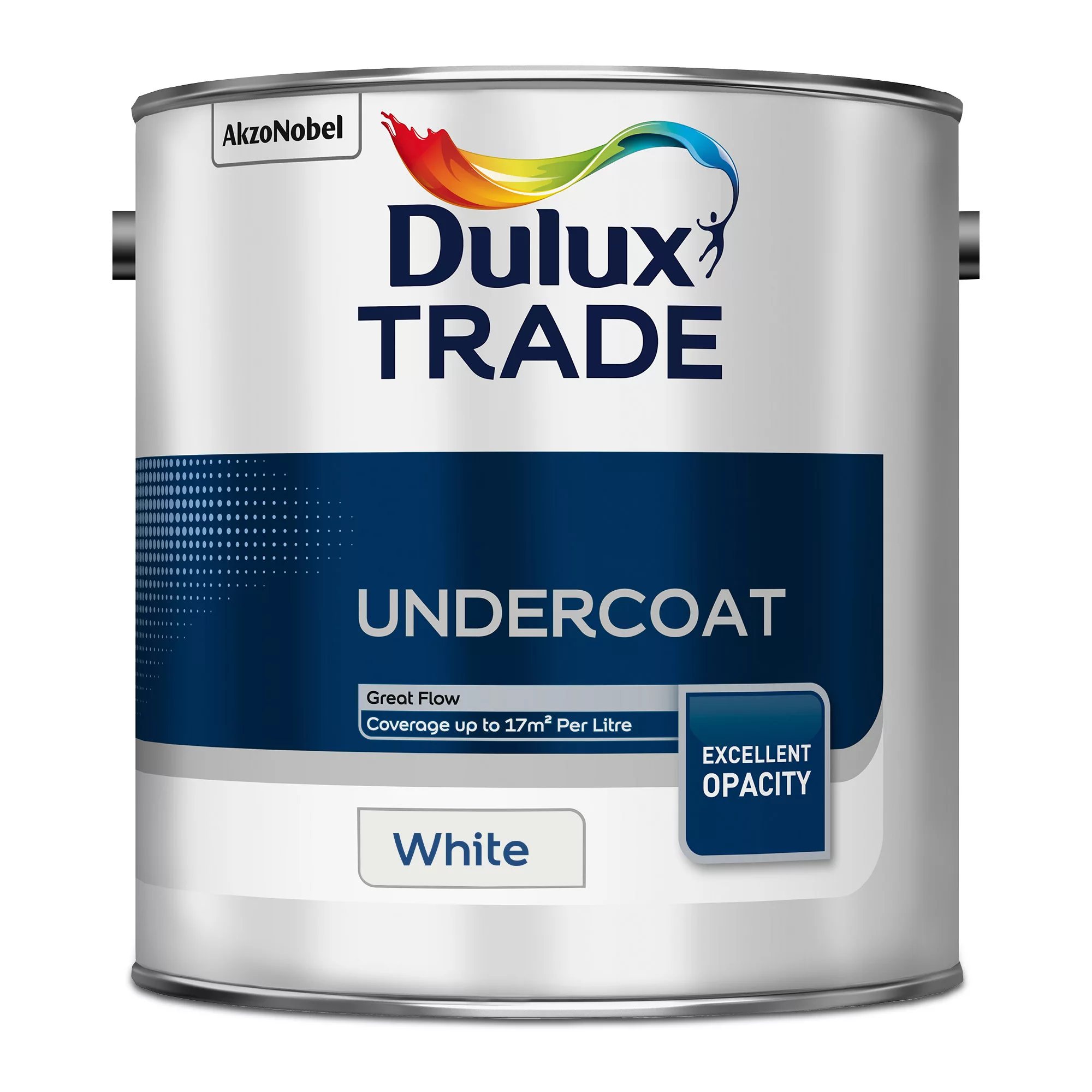 Dulux Trade White Undercoat, 2.5L 4 Dulux Trade White Undercoat, 2.5L - Image 2