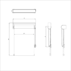 Elin Corded Dark Blue Striped Day & Night Roller Blind (W)60cm (L)180cm -Prime Paint Shop elin corded dark blue striped day night roller blind w 60cm l 180cm5059340444536 01t