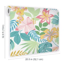 Envy So Exotic Day Floral Smooth Wallpaper -Prime Paint Shop envy so exotic day floral smooth wallpaper5011583531688 02t