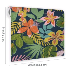 Envy So Exotic Night Floral Smooth Wallpaper -Prime Paint Shop envy so exotic night floral smooth wallpaper5011583528206 02t