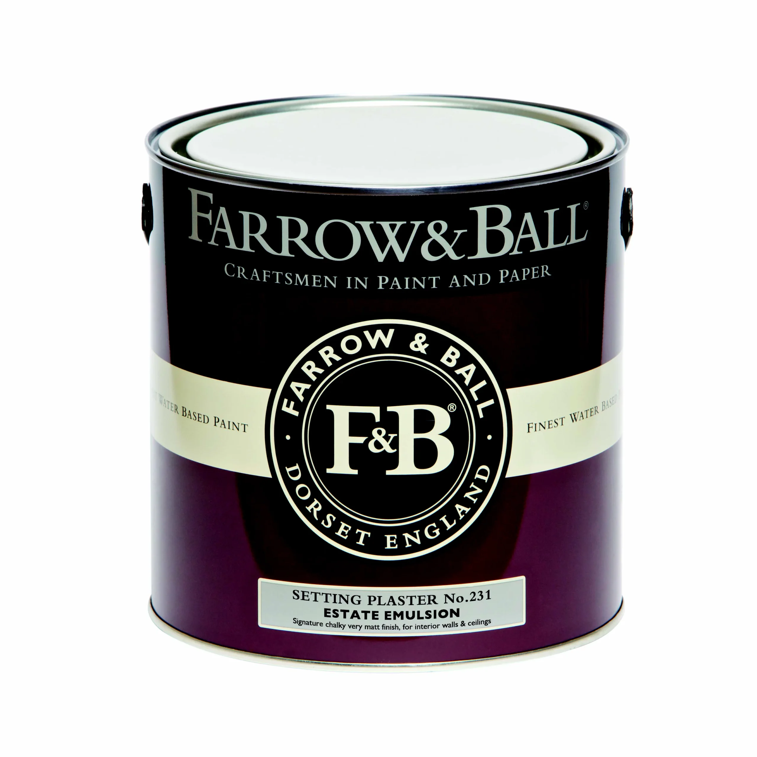 Farrow & Ball Estate Setting Plaster No.231 Matt Emulsion Paint, 2.5L 5 Farrow & Ball Estate Setting Plaster No.231 Matt Emulsion Paint, 2.5L - Image 3