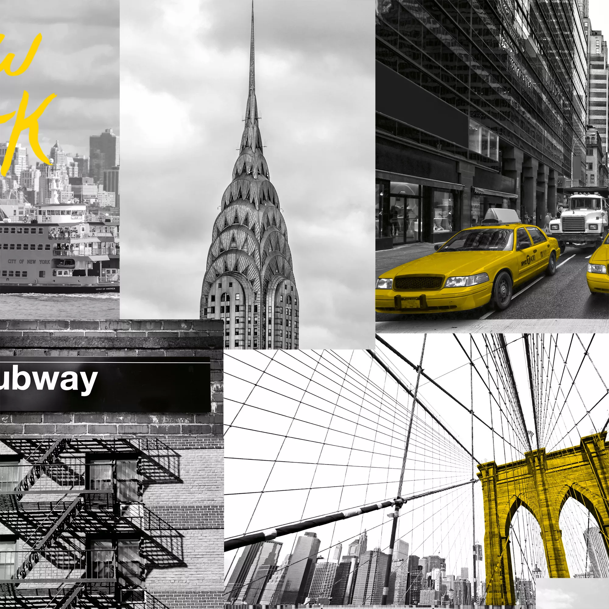 Festuca Multicolour New York Smooth Wallpaper 4 Festuca Multicolour New York Smooth Wallpaper - Image 2