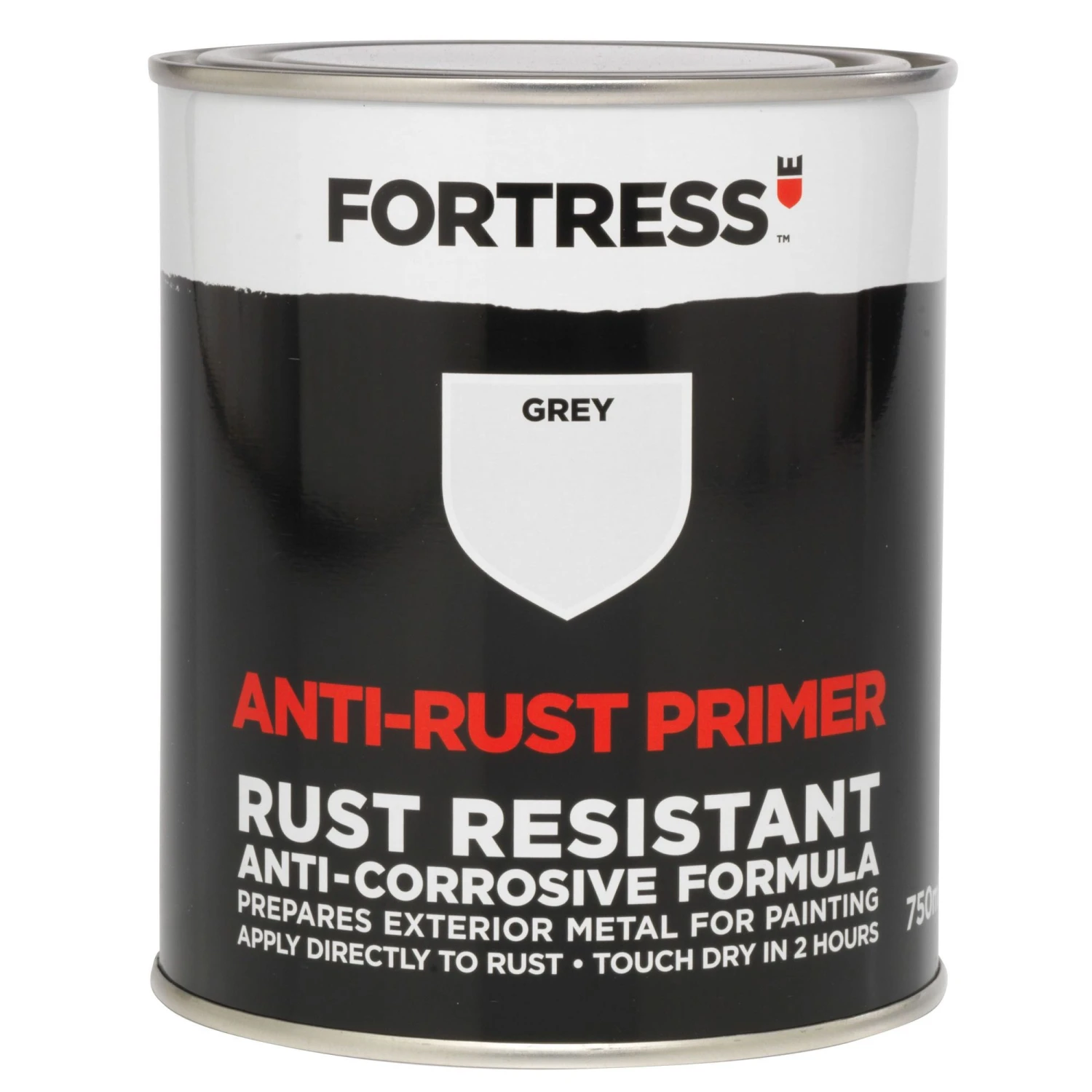 Fortress Grey Iron Anti-rust Primer, 0.75L 3 Fortress Grey Iron Anti-rust Primer, 0.75L
