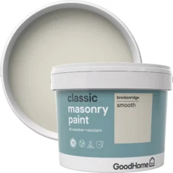 GoodHome Classic Breckenridge Smooth Matt Masonry Paint, 10L 10 GoodHome Classic Breckenridge Smooth Matt Masonry Paint, 10L -Prime Paint Shop goodhome classic breckenridge smooth matt masonry paint 10l3663602521778 37c