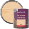 GoodHome Clear Gloss Multi-surface Furniture Wood Varnish, 750ml -Prime Paint Shop goodhome clear gloss multi surface furniture wood varnish 750ml5059340486796 21c