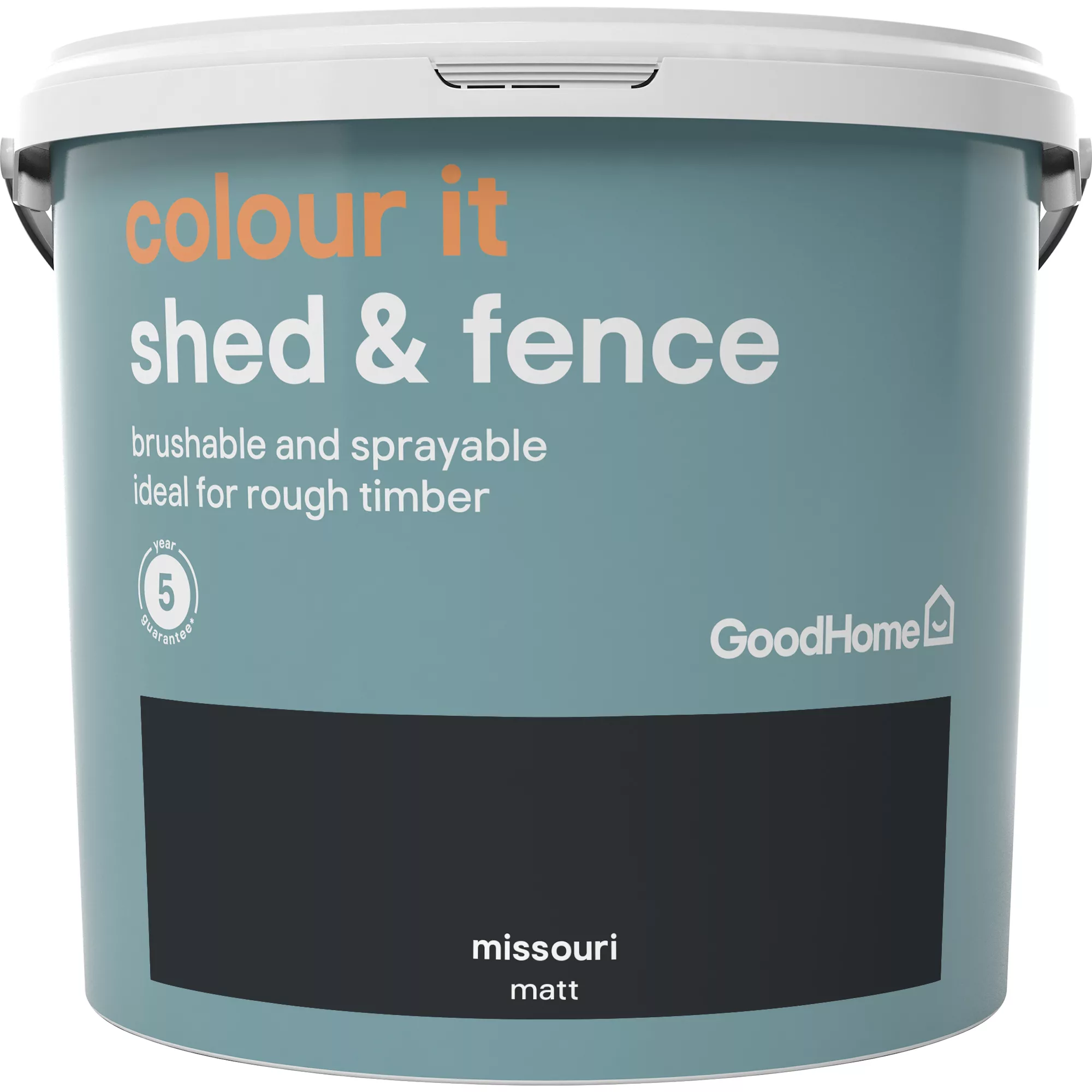 GoodHome Colour It Missouri Matt Fence & Shed Stain, 5L 3 GoodHome Colour It Missouri Matt Fence & Shed Stain, 5L