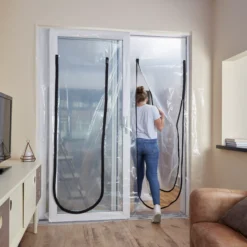 GoodHome Double Doorway Dust Guard 7 GoodHome Double Doorway Dust Guard -Prime Paint Shop goodhome double doorway dust guard5059340015330 41i