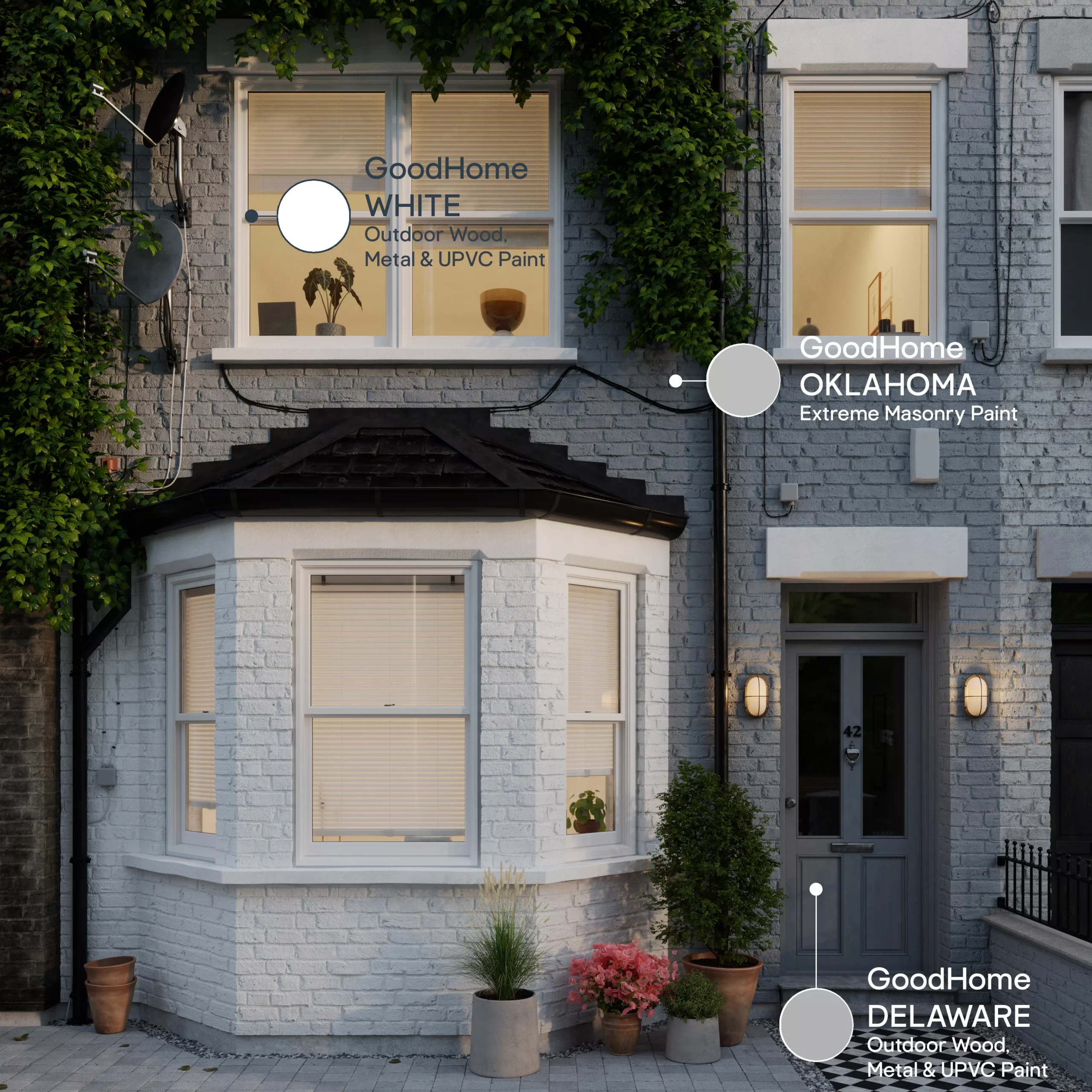 GoodHome Extreme Outdoor White Satinwood Multi-surface Paint, 750ml 8 GoodHome Extreme Outdoor White Satinwood Multi-surface Paint, 750ml - Image 6