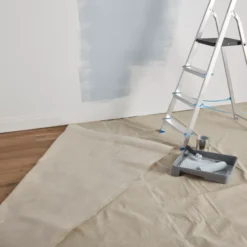 GoodHome Laminated Cotton Dust Sheet, (L)4m, (W)3m 13 GoodHome Laminated Cotton Dust Sheet, (L)4m, (W)3m -Prime Paint Shop goodhome laminated cotton dust sheet l 4m w 3m5057741307412 21i