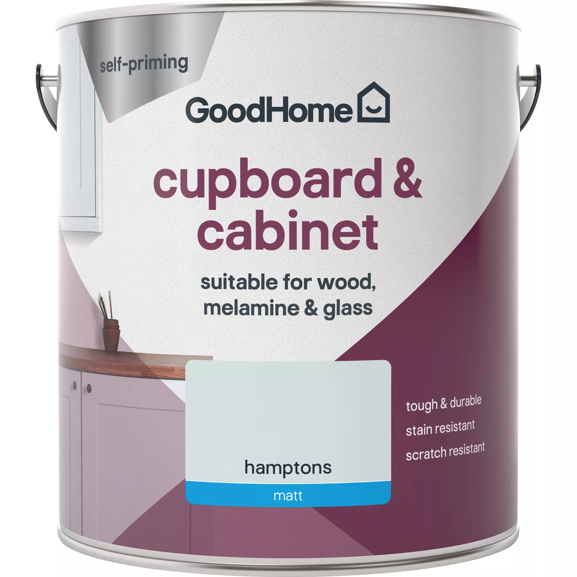 GoodHome Renovation Hamptons Matt Cupboard & Cabinet Paint, 2L 4 GoodHome Renovation Hamptons Matt Cupboard & Cabinet Paint, 2L - Image 2
