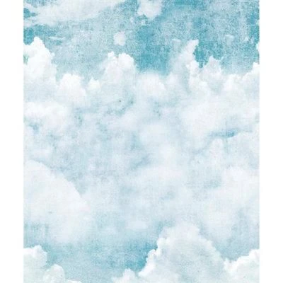 GoodHome Rowton Pale Blue Cloud Matt Mural 3 GoodHome Rowton Pale Blue Cloud Matt Mural