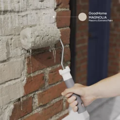 GoodHome Self-cleaning Magnolia Smooth Matt Masonry Paint, 10L -Prime Paint Shop goodhome self cleaning magnolia smooth matt masonry paint 10l3663602521983 19i EN 2022