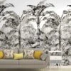 GoodHome Turman Black & White Tropical Matt Mural 1 GoodHome Turman Black & White Tropical Matt Mural -Prime Paint Shop goodhome turman black white tropical matt mural5059340411095 01i