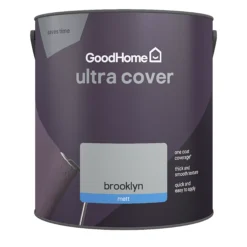 GoodHome Ultra Cover Brooklyn Matt Emulsion Paint, 2.5L 11 GoodHome Ultra Cover Brooklyn Matt Emulsion Paint, 2.5L -Prime Paint Shop goodhome ultra cover brooklyn matt emulsion paint 2 5l5059340273594 02c