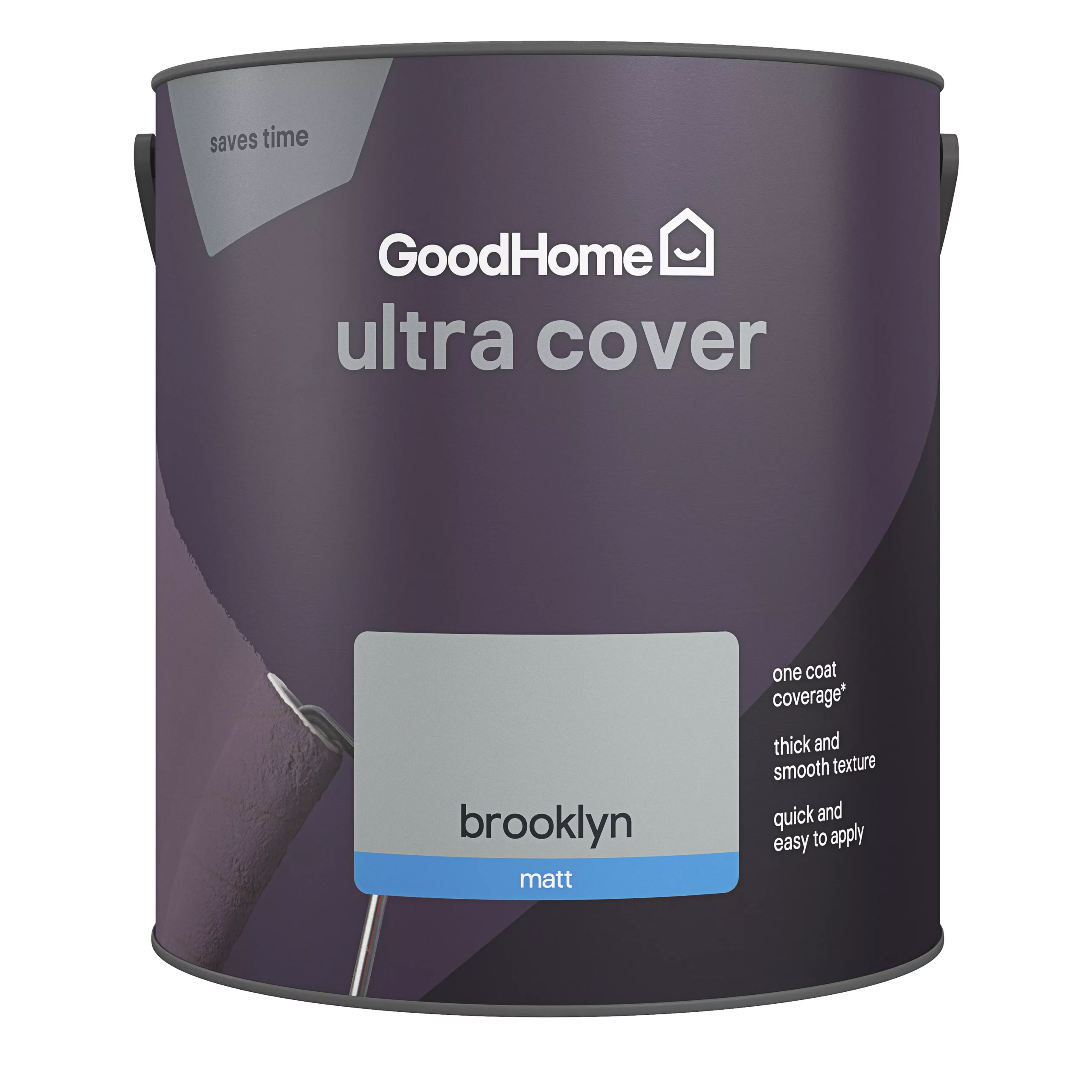 GoodHome Ultra Cover Brooklyn Matt Emulsion Paint, 2.5L 5 GoodHome Ultra Cover Brooklyn Matt Emulsion Paint, 2.5L - Image 3