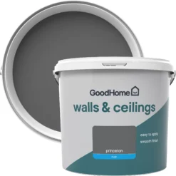 GoodHome Walls & Ceilings Princeton Matt Emulsion Paint, 5L