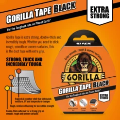 Gorilla Black Duct Tape (L)32m (W)48mm -Prime Paint Shop gorilla black duct tape l 32m w 48mm5704947000189 01i