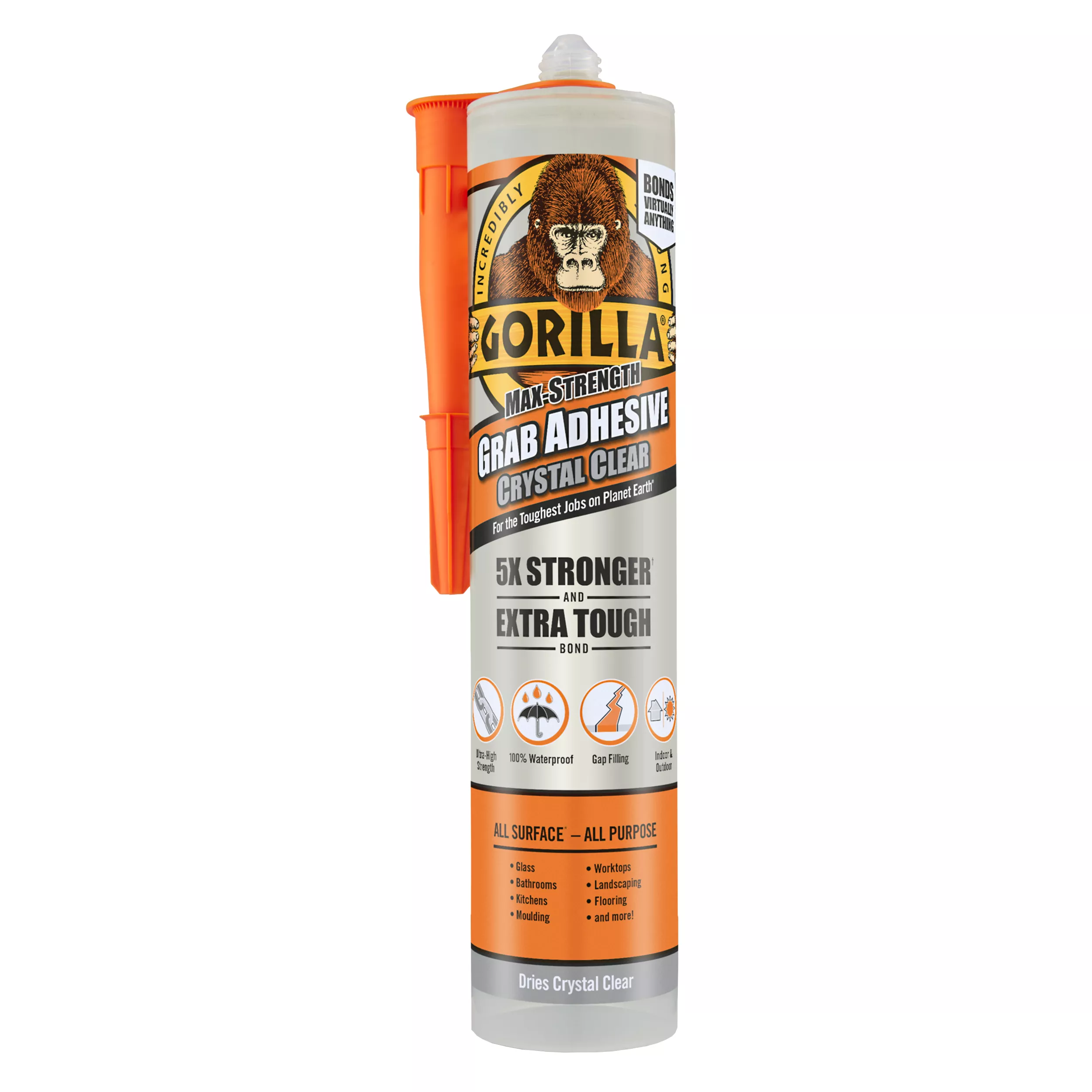 Gorilla Clear Grab Adhesive 270ml 3 Gorilla Clear Grab Adhesive 270ml