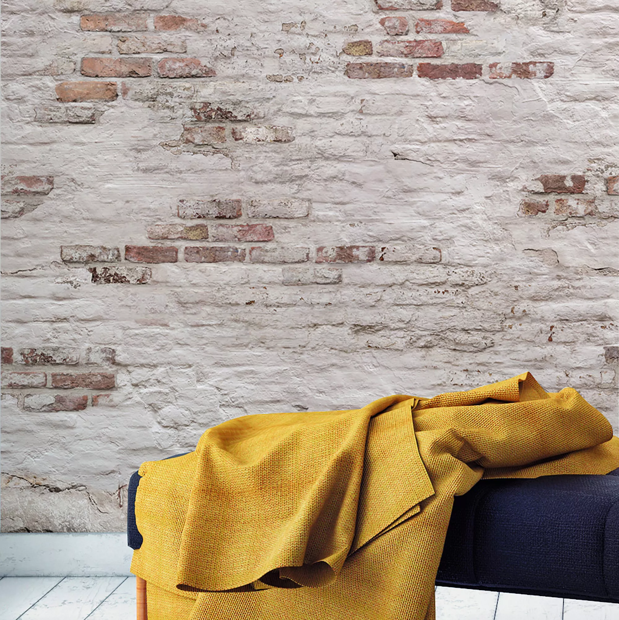 Grandeco Light Grey Brick Effect Matt Mural 10 Grandeco Light Grey Brick Effect Matt Mural - Image 8