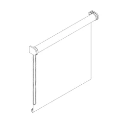 Halo Yellow Plain Daylight Roller Blind (W)90cm (L)180cm -Prime Paint Shop halo yellow plain daylight roller blind w 90cm l 180cm5059340444420 03t