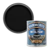 Hammerite Black Hammered Effect Metal Paint, 750ml -Prime Paint Shop hammerite black hammered effect metal paint 750ml5011867201160 02c bq