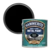 Hammerite Black Satinwood Metal Paint, 2.5L -Prime Paint Shop hammerite black satinwood metal paint 2 5l5011867010908 02c bq