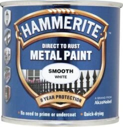 Hammerite White Gloss Metal Paint, 250ml 7 Hammerite White Gloss Metal Paint, 250ml -Prime Paint Shop hammerite white gloss metal paint 250ml5011867202013 08c bq