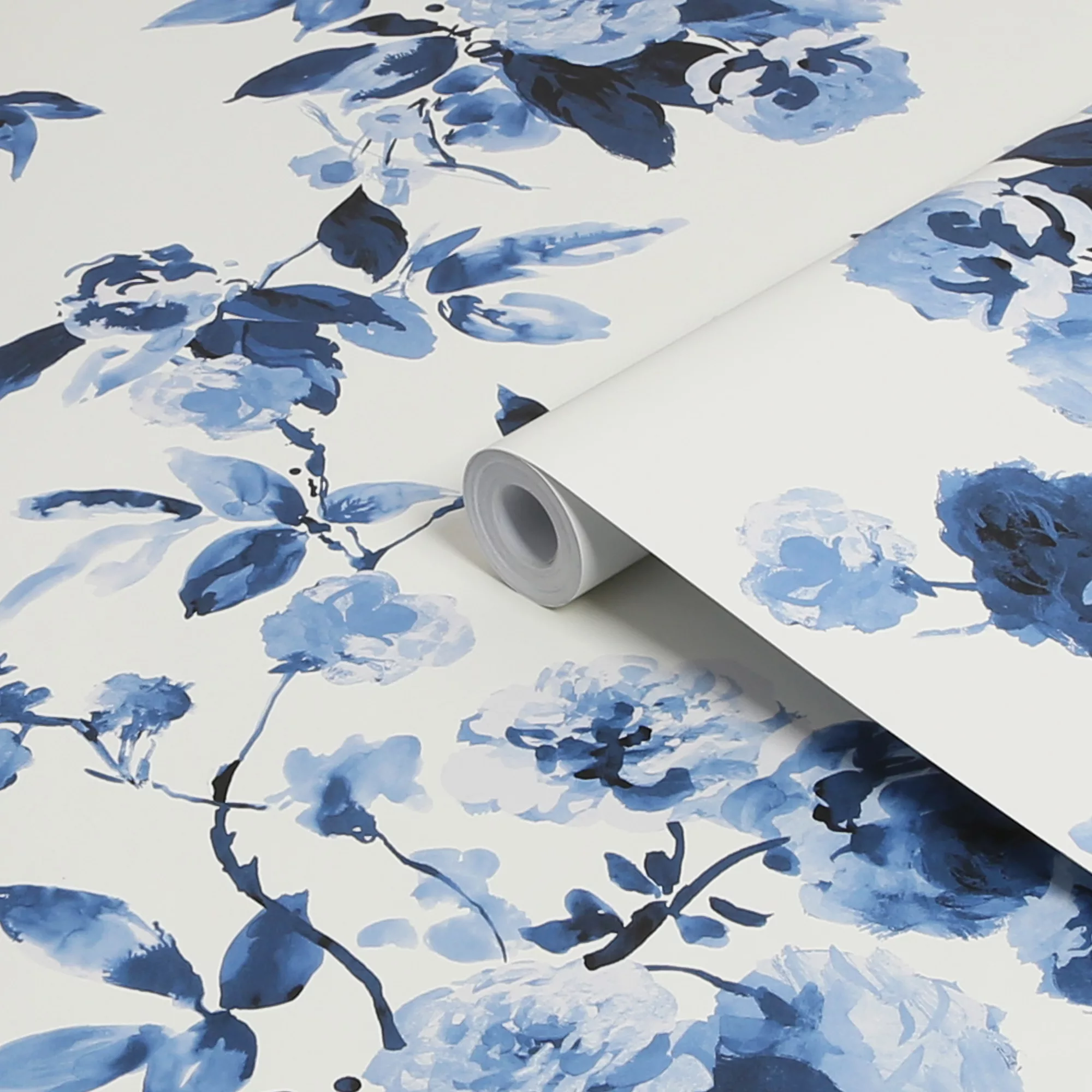 Joules Blue Boho Bloom Smooth Wallpaper 3 Joules Blue Boho Bloom Smooth Wallpaper