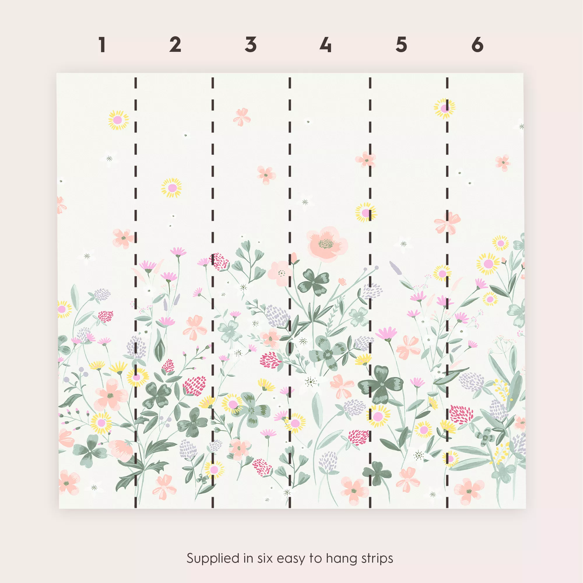 Laura Ashley Clodagh Multicolour Floral Matt Mural 8 Laura Ashley Clodagh Multicolour Floral Matt Mural - Image 6