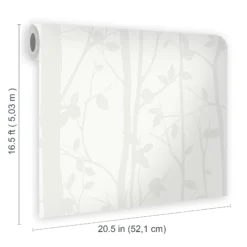 Laura Ashley Cottonwood Pearlescent White Trail Smooth Wallpaper -Prime Paint Shop laura ashley cottonwood pearlescent white trail smooth wallpaper5011583466676 02t bq