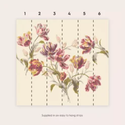 Laura Ashley Gosford Cranberry Floral Matt Mural -Prime Paint Shop laura ashley gosford cranberry floral matt mural5011583468830 02t bq