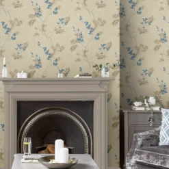 Laura Ashley Mari Gold Floral Smooth Wallpaper 13 Laura Ashley Mari Gold Floral Smooth Wallpaper -Prime Paint Shop laura ashley mari gold floral smooth wallpaper5011583545722 20i bq