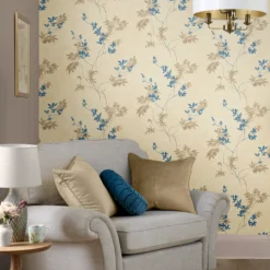 Laura Ashley Mari Gold Floral Smooth Wallpaper 14 Laura Ashley Mari Gold Floral Smooth Wallpaper -Prime Paint Shop laura ashley mari gold floral smooth wallpaper5011583545722 21i bq